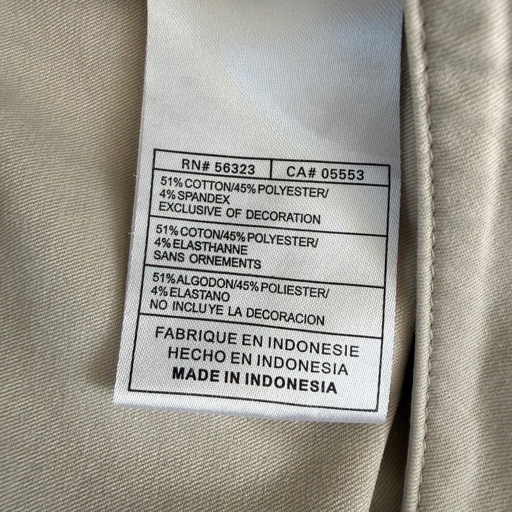 Nike Golf Dri-FIT Bermuda Shorts Womens M 8 Beige Performance Stretch Golfcore - Picture 6 of 7